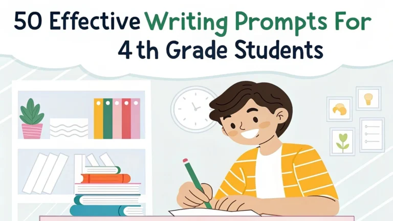 90+ Effective Writing Prompts for 4th Grade Students (Updated)