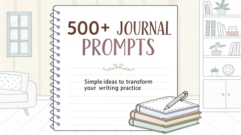 500+ Daily Journal Prompts We Often Use