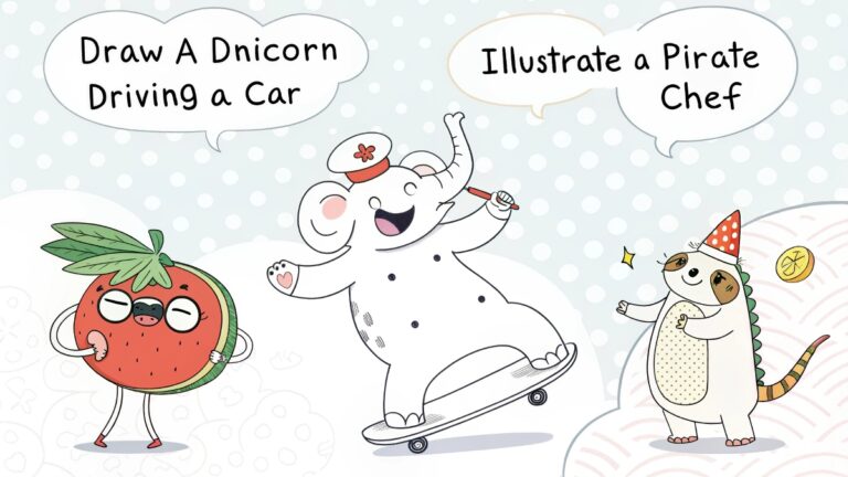 Funny Drawing Prompts: Easy Ideas for Everyone
